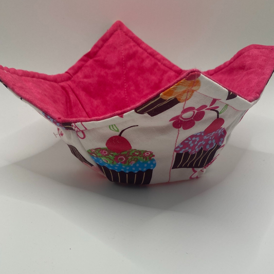 Cupcakes /pink Bowl Cozy