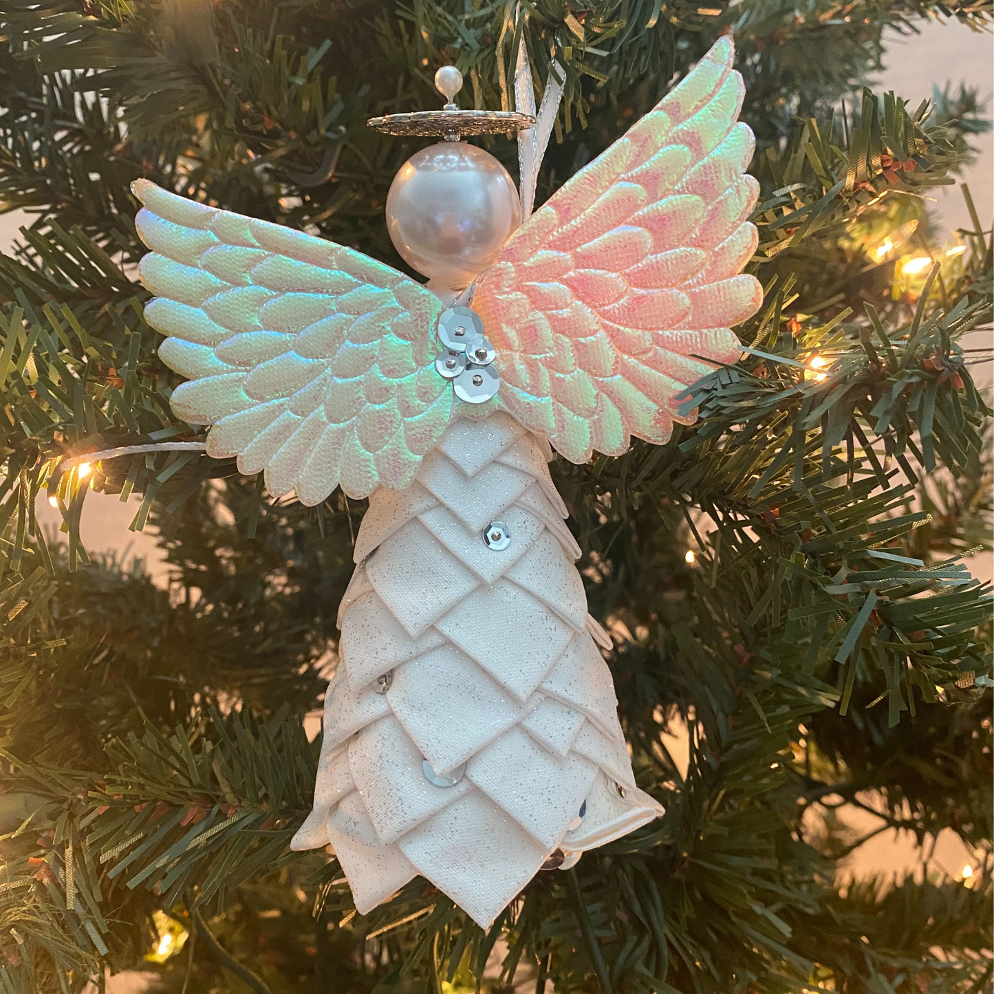 White Angel Ornament