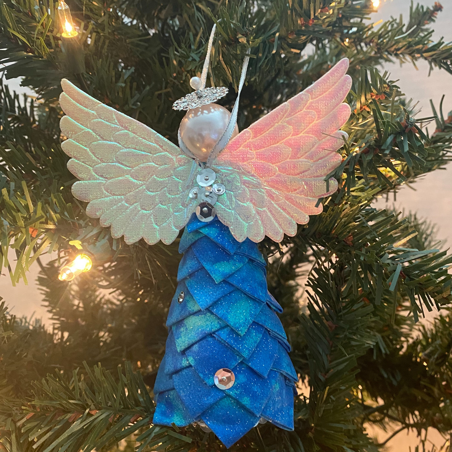 Blue Angel Ornament