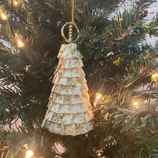 Ruffled Tree Ornament