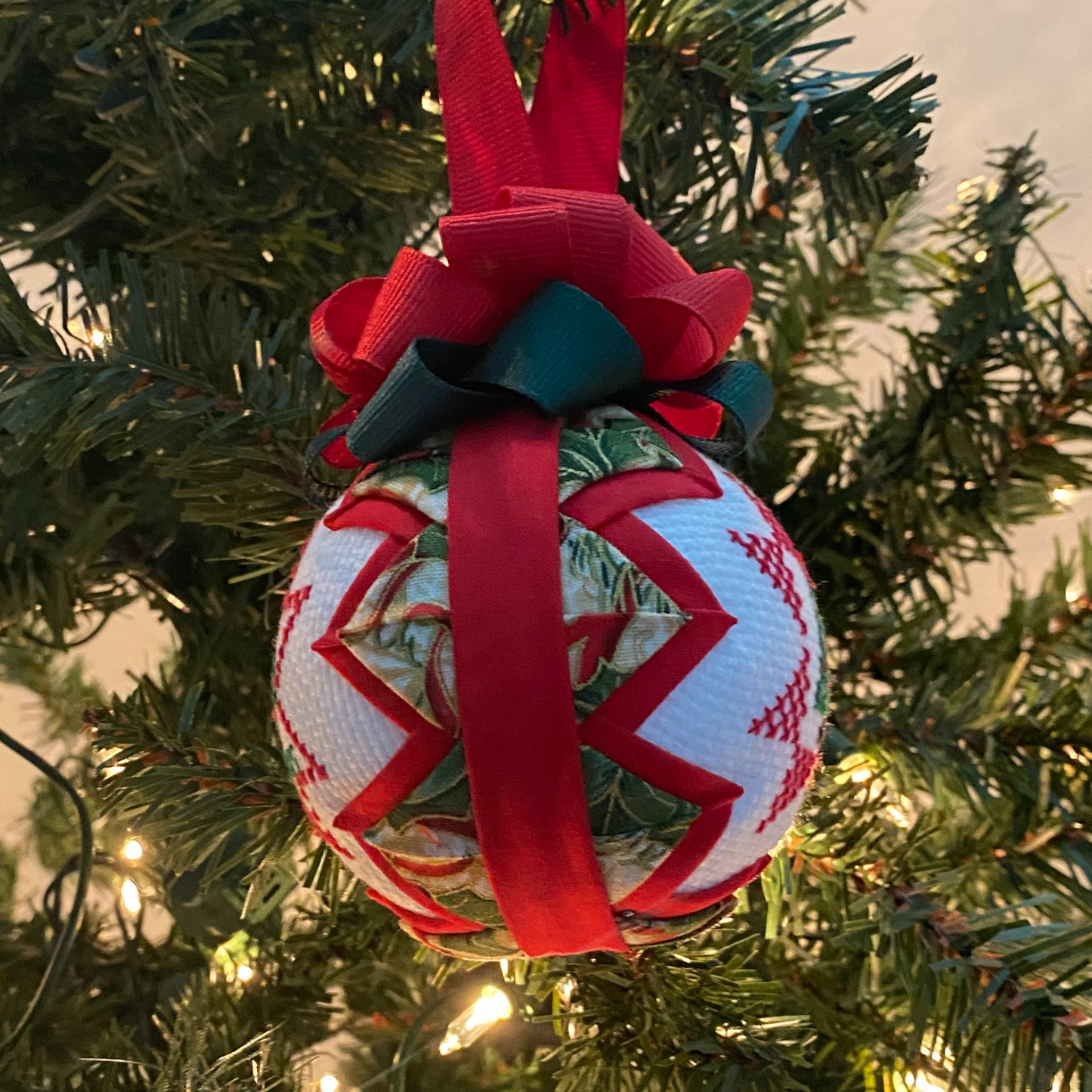 Merry Christmas Snow Globe Ornament