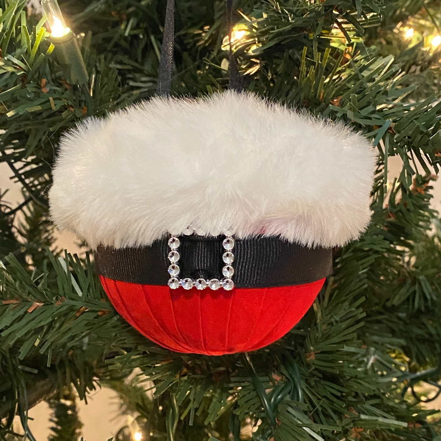 Santa Belt Ornament