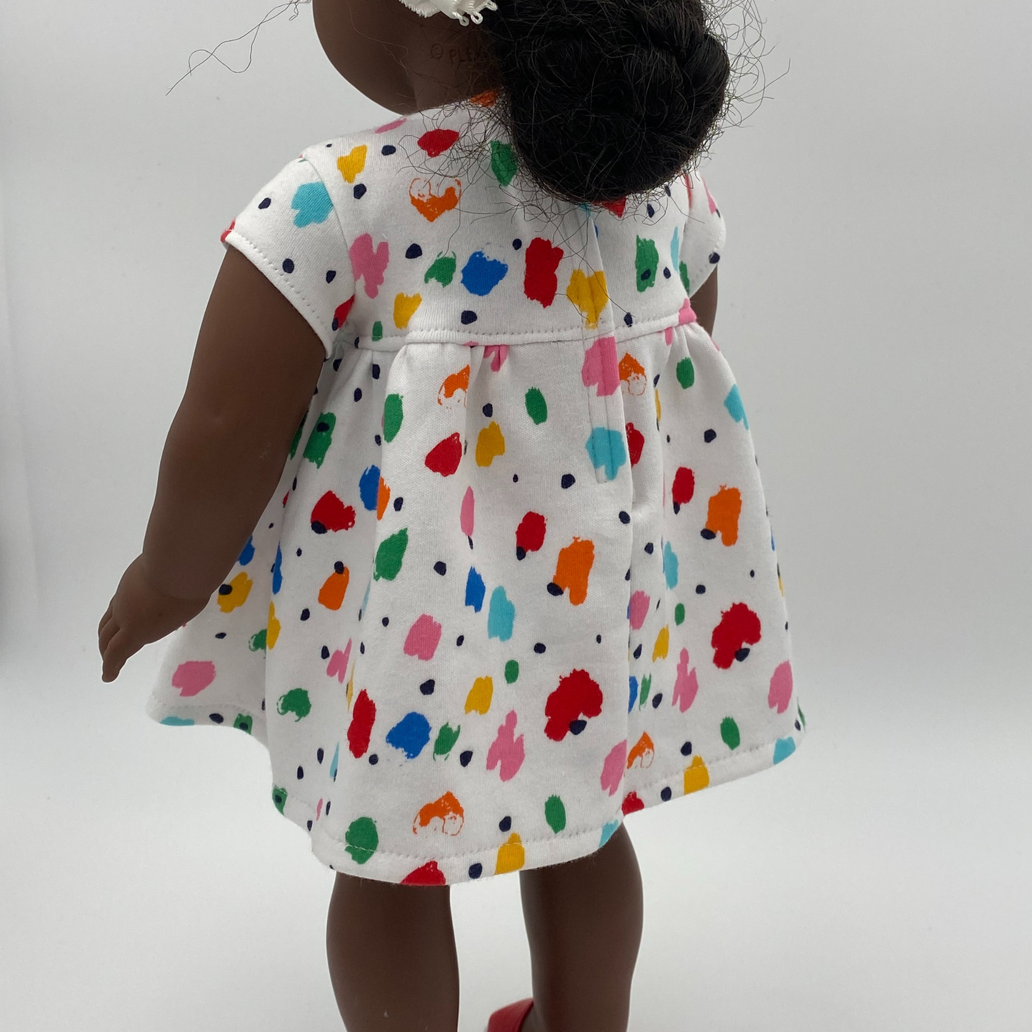 Paint Splatter Dress with Headband