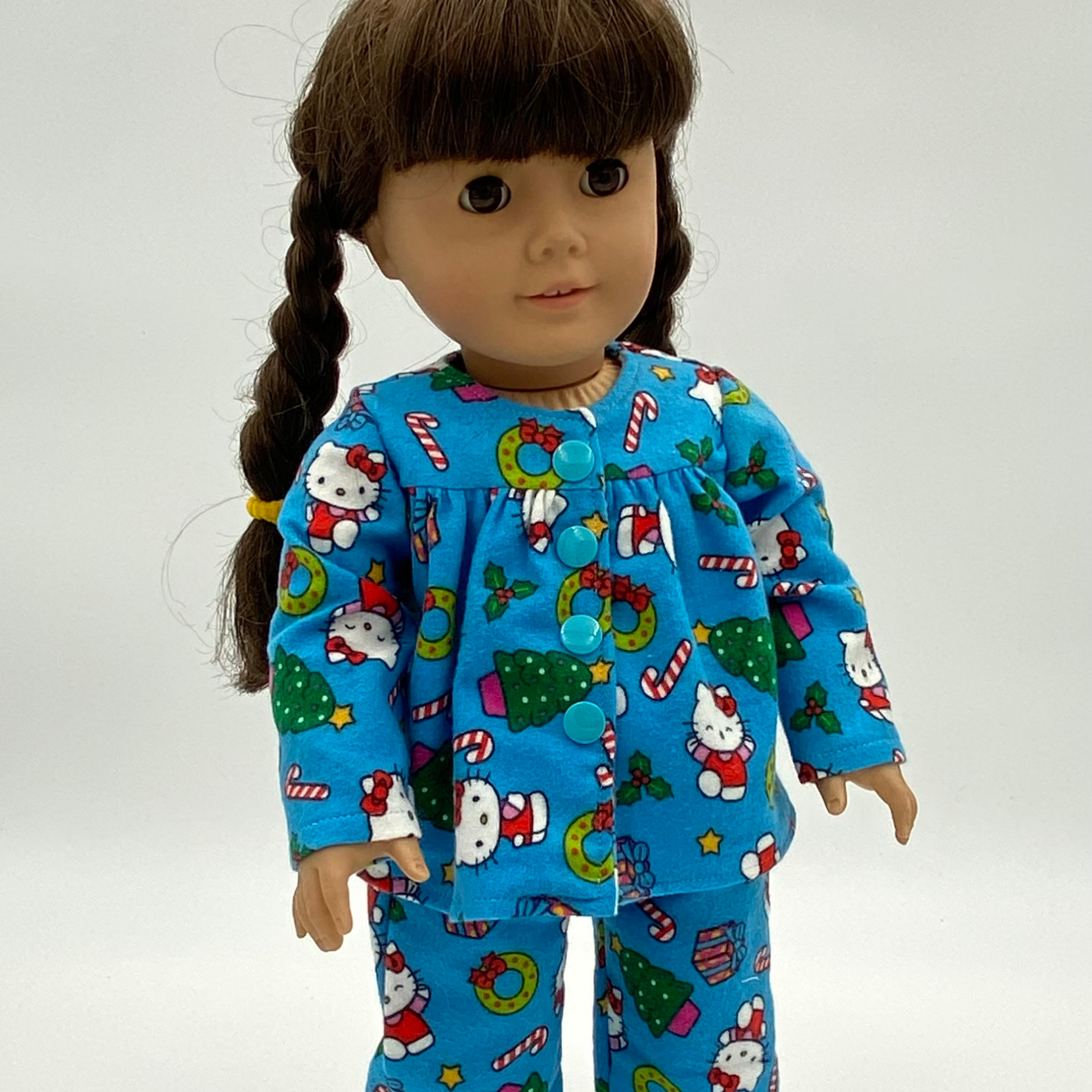 Hello Kitty Pajamas 18inch American Girl or Boy Doll Clothes